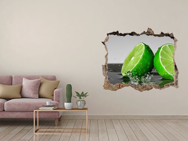 Hole wall sticker Lime