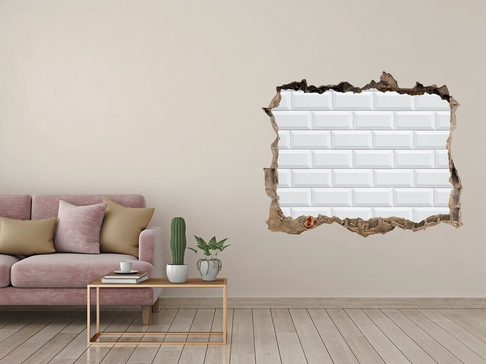 Hole in the wall sticker Ceramic wall