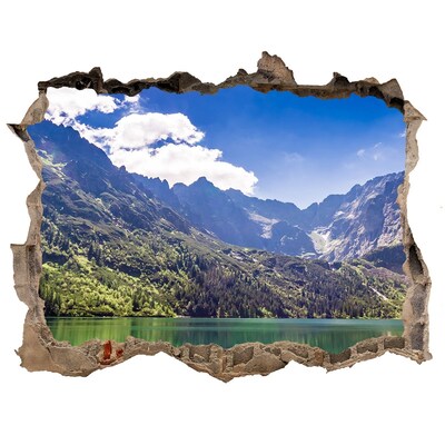 Hole in the wall sticker Morskie Oko Tatry