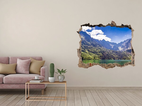 Hole in the wall sticker Morskie Oko Tatry