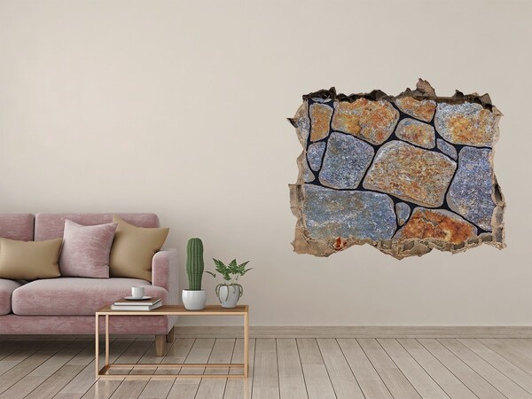 Hole in the wall decal Stones