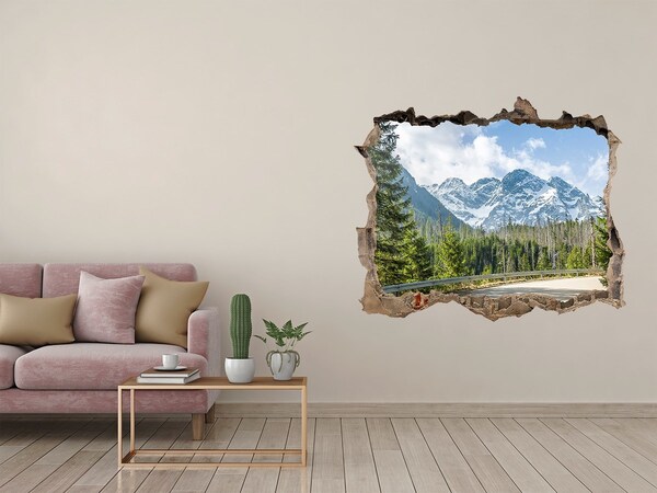 Hole in the wall decal Road of the Tatra Mountains