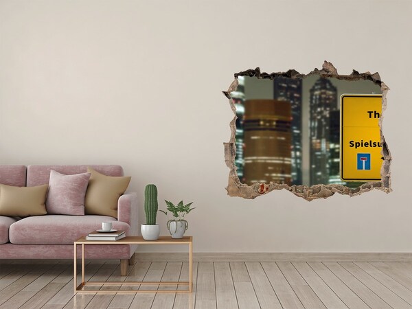 Hole in the wall decal City therapy