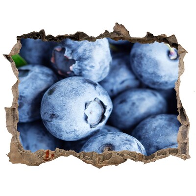 3D wall hole Berries in a concrete hole