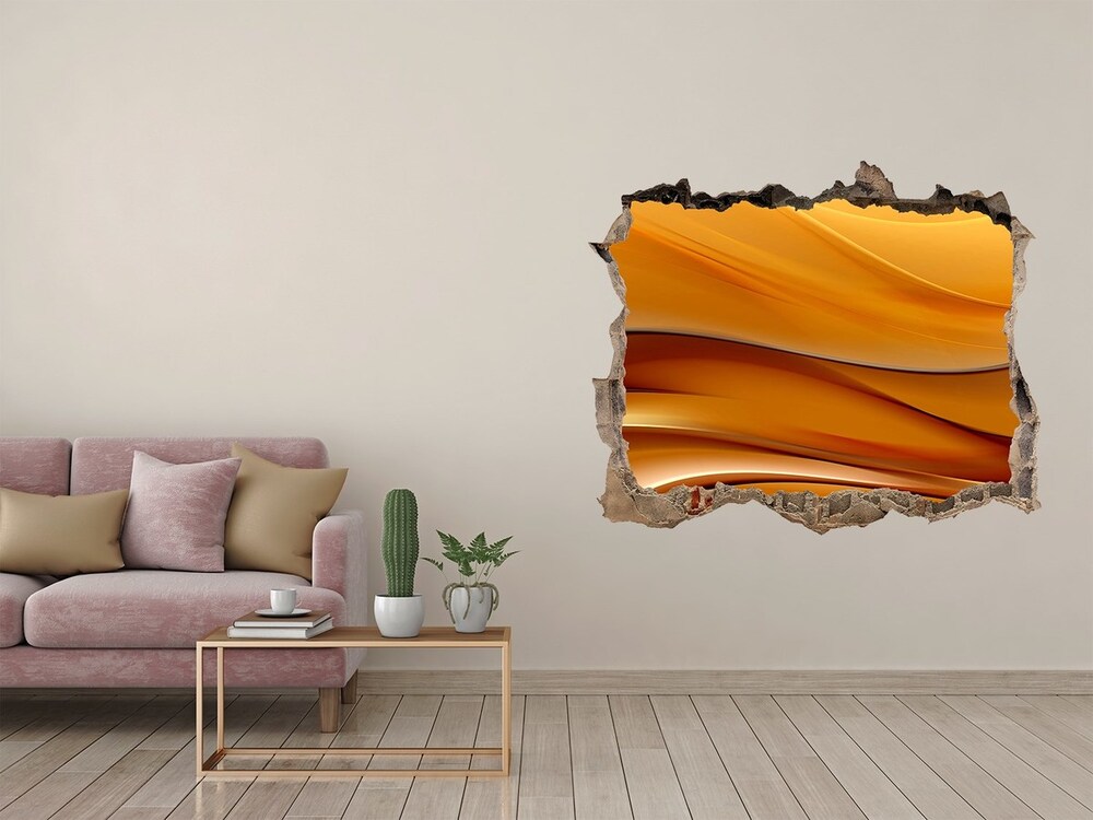 Hole in the wall sticker Background waves