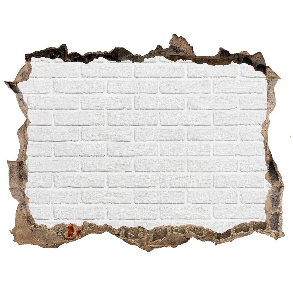 3D wall hole Brick wall