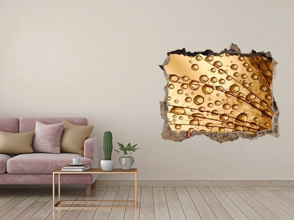 Hole wall sticker Dandelion seeds