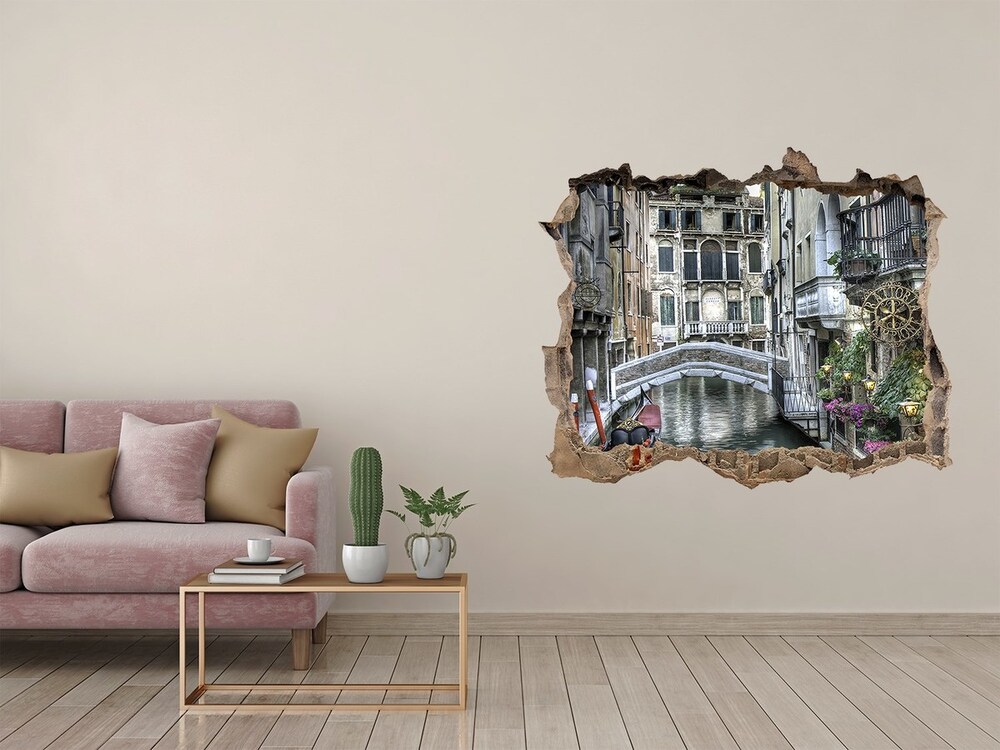 Hole in the wall decal Venice Italy