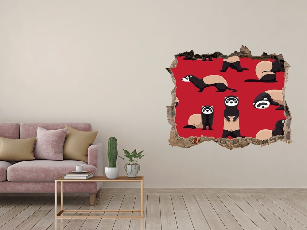 Hole in the wall decal Cowardice