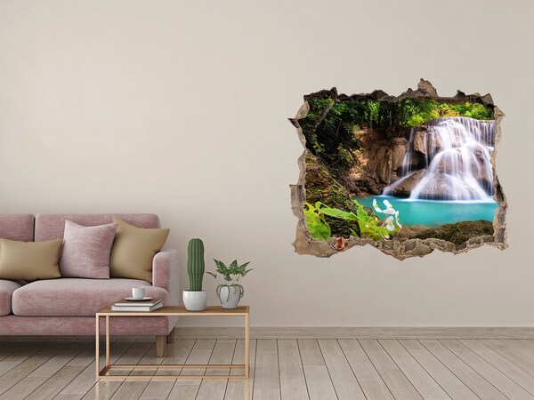 Hole in the wall decal Thailand waterfall