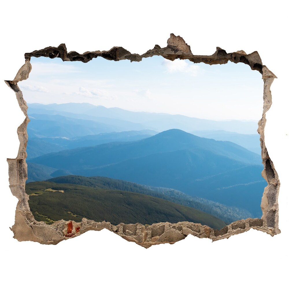 Hole in the wall decal Tatry National Park