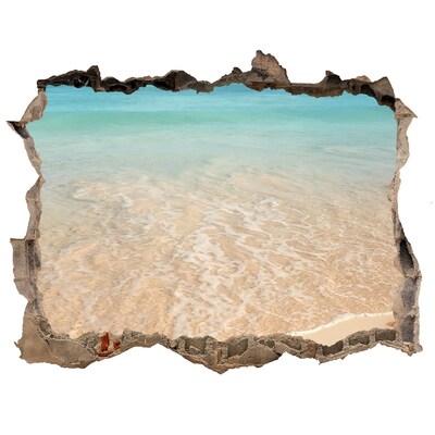 Hole in the wall sticker Paradise beach