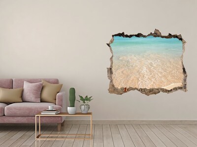 Hole in the wall sticker Paradise beach