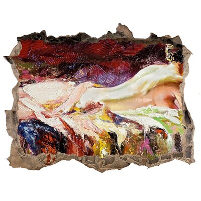 Hole in the wall decal Picturesque mountain landscape