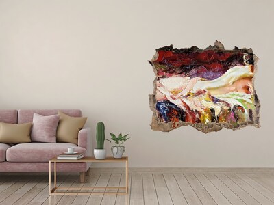 Hole in the wall decal Picturesque mountain landscape