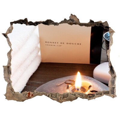 Hole wall sticker Relax at the spa