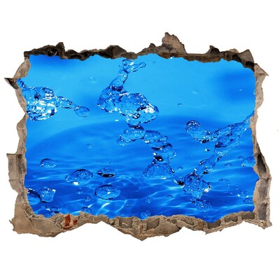 Hole in the wall decal Water oasis in the wall