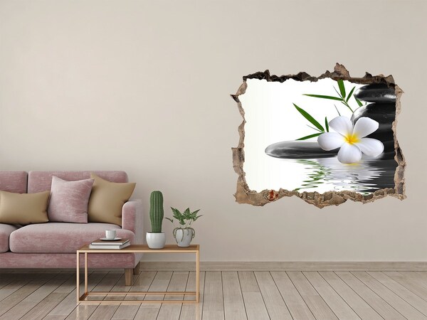 Hole wall sticker Relaxing spa corner