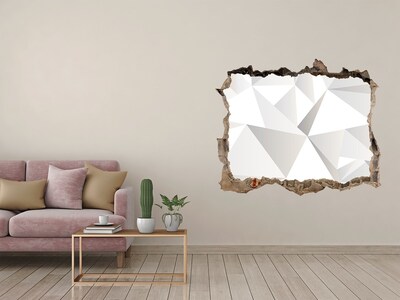 Hole in the wall sticker Abstract background