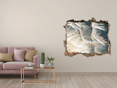 Hole in the wall sticker Dandelion seeds