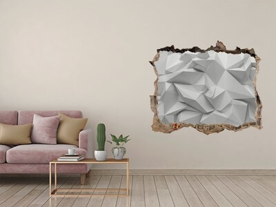 Hole wall sticker 3D abstraction