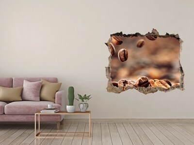 Hole wall sticker Coffee beans