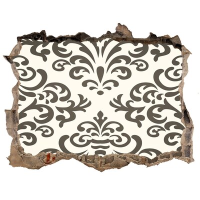 Hole in the wall decal An elegant pattern on the wall