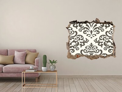 Hole in the wall decal Background ornaments