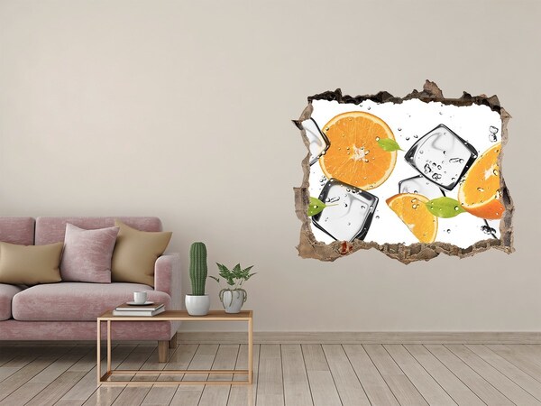 Hole in the wall decal A refreshing fruity explosion