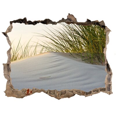 3D wall hole Dune in the sunset light