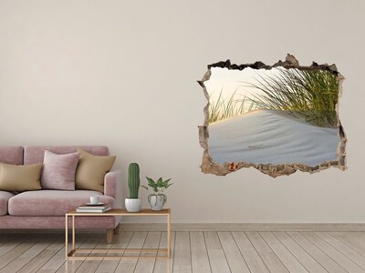 3D wall hole Dune in the sunset light
