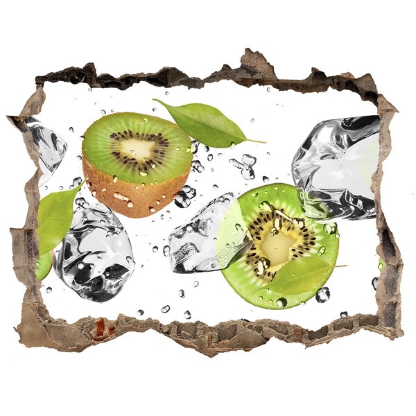Hole in the wall sticker Fruit paradise with ice