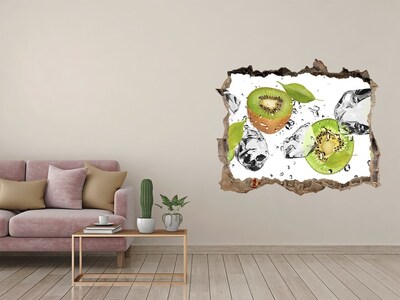 Hole in the wall sticker Fruit paradise with ice