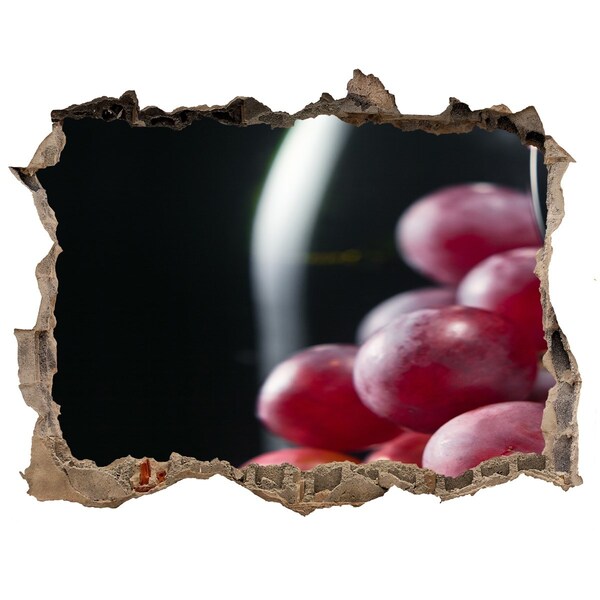 Hole in the wall decal Grapes in a Hole in the Wall