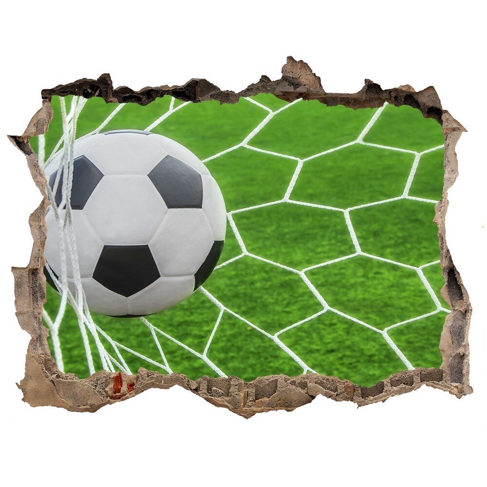 Hole in the wall decal Ball in the goal