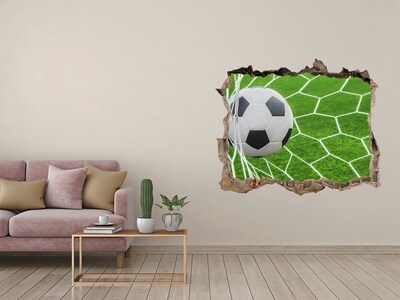 Hole in the wall decal Ball in the goal