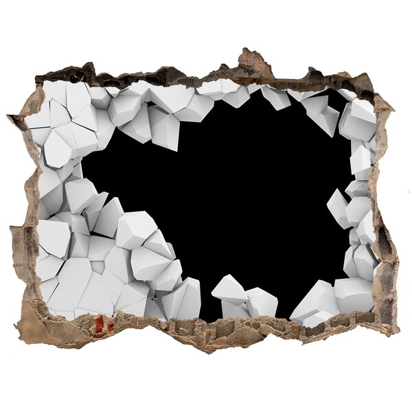 3D wall hole A broken wall overlooking the void