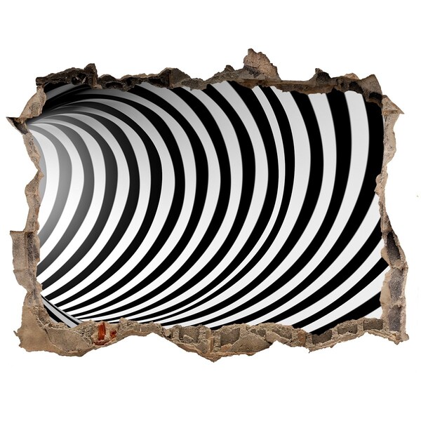 Hole wall sticker The illusion of a spinning tunnel