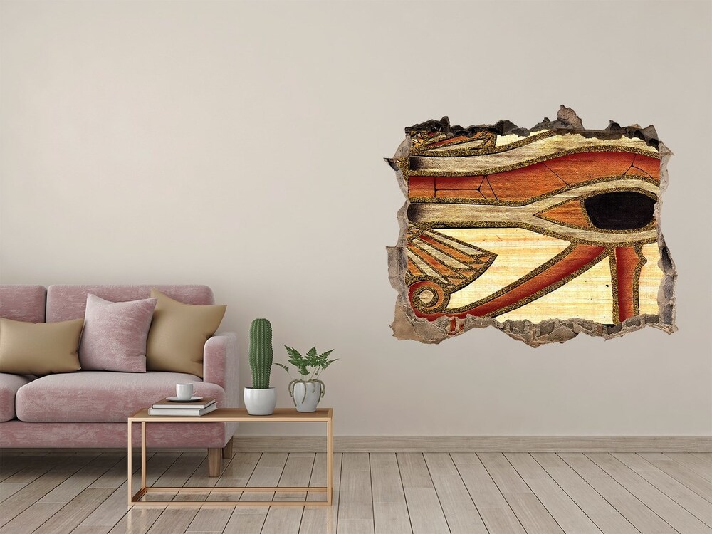 Hole wall sticker Egyptian eye