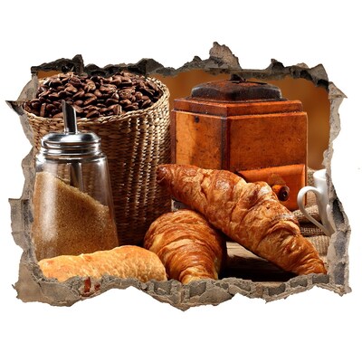 Hole in the wall decal Cafe feast