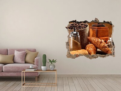 Hole in the wall decal Breakfast