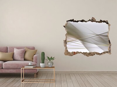 Hole wall sticker Modern space in concrete