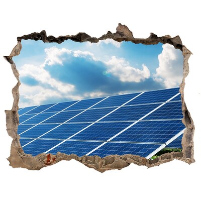 Hole wall sticker Solar batteries