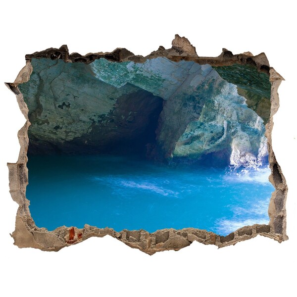 Hole in the wall sticker Sea cave