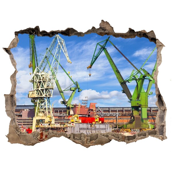 3D wall hole Shipyard in Gdańsk