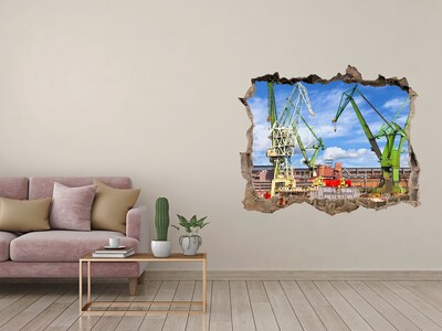 3D wall hole Industrial port in action