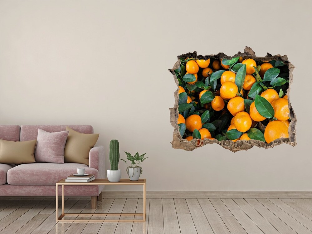 Hole wall sticker Tangerines