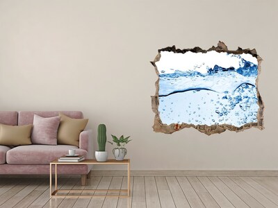 Hole in the wall sticker Water