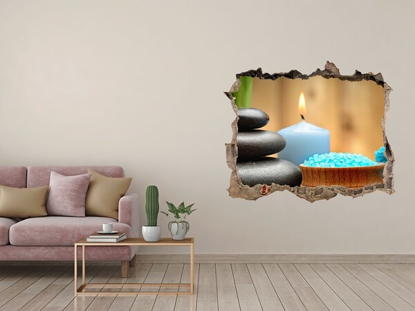 Hole wall sticker Relaxing spa corner