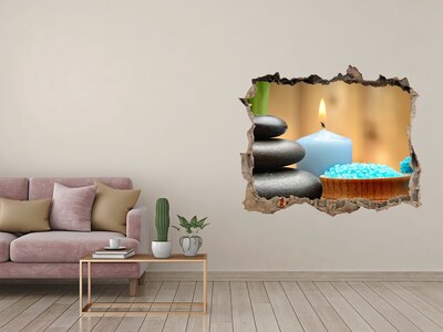 Hole wall sticker Relaxing spa corner